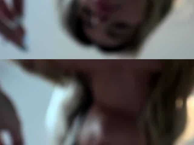 Solo masturbation of a beautiful amateur blonde