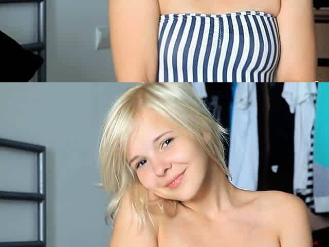 Cute Blonde Teen Solo Orgasm