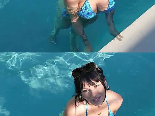 PUNK FRENCH CHICK needs aid removing her bikini - Effy Girl
