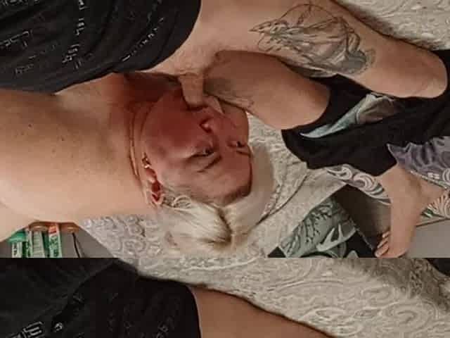 Neighbor Caresses My Cock with Her Mouth Until Cumshot