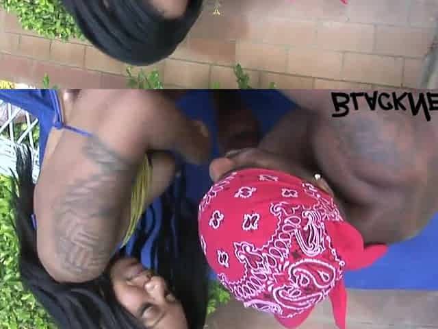 Black Stripper Is Getting Banged By The Swimming Pool