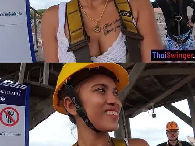 Zipline Fun And Hot Sex At Home After With Cherry Lee