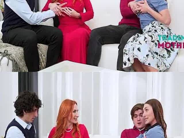 Hawt MILFs Exchange Stepsons To Give 'em Raunchy Experience