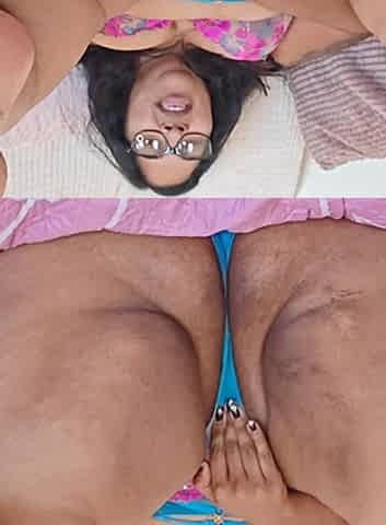 Asian BBW Playing with Her Pussy & Ass, Double Penetration & Squirting