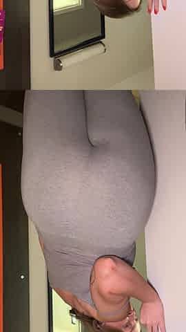 MILF Caught Peeing Through Light Yoga Pants