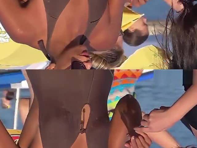 Bikini Cameltoe Milf Beach Voyeur HD Video