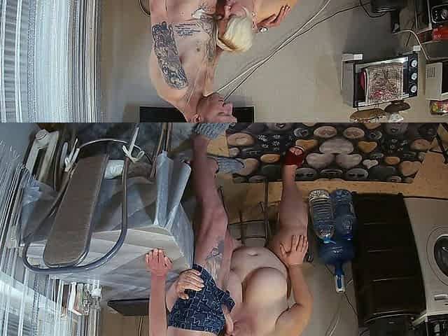 Throat Blowjob and Cum in Girlfriend's Mouth