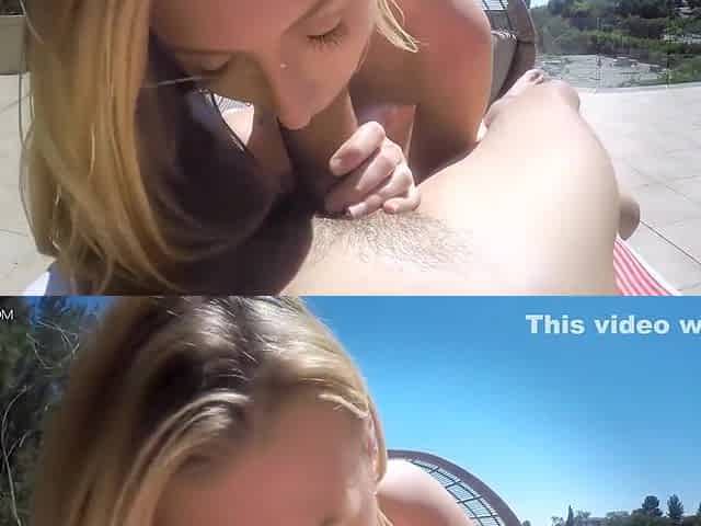 Blonde Sucking A Dick In Pov - Alexa Grace