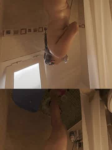 Shower After Filling My Pussy with Semen