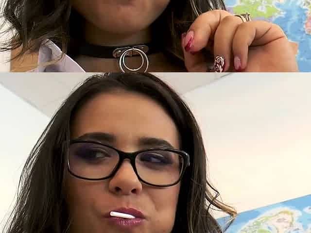 Teacher Punishes Hot Busty Schoolgirl With His Prick