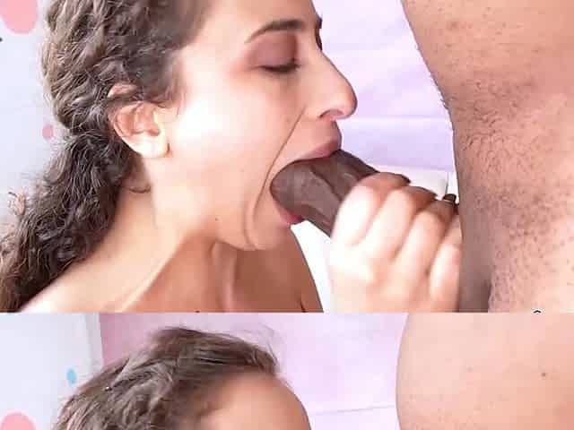 Scarlett Page VS. Monster Black Cock Can She Take It