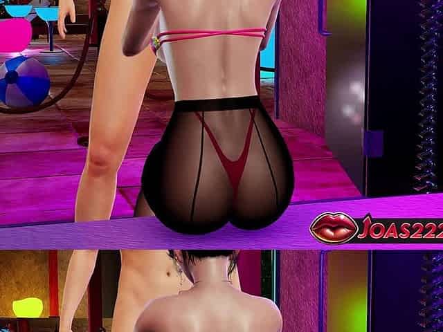 Sizzling Hot Cynthia in Pool 3D Animation - Indulge in Sitting Handjob Dick Stroking, Deepthroat Mouth Fuck & Footjob Cum