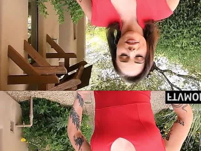 Hot brunette hair mother i'd like to fuck public fap session