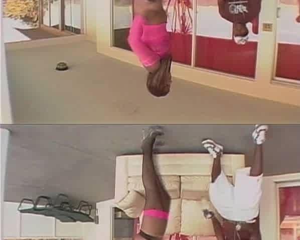 Ebony French bitch gets a creampie after hot fuck