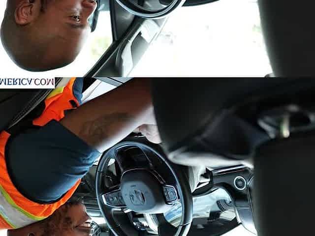 Lucky tow truck driver hooks up with sexy married babe Skylar Snow