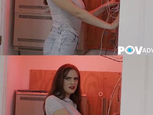 Real POV Adventure: Electrician Surprise