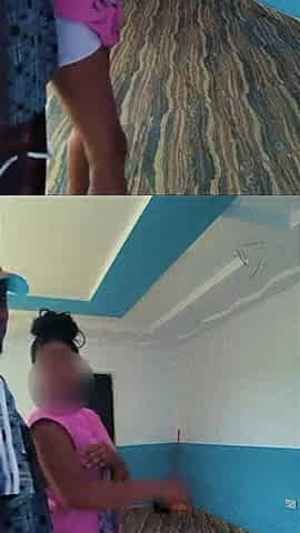 Ebony black snatch
