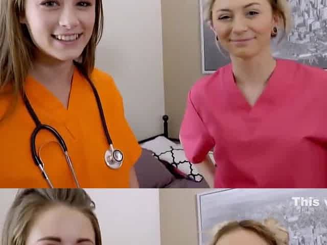 Nurse stepsister teen cured stepbrothers hard on dick