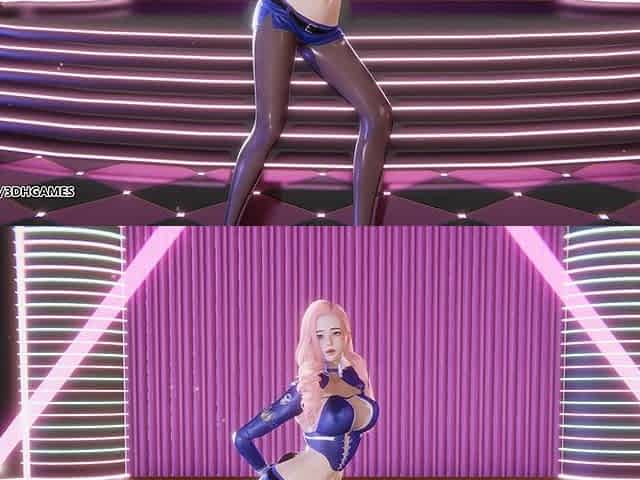 [mmd] Wonder Girls - Tell Me Seraphine Sexy Striptease League of Legends Hentai