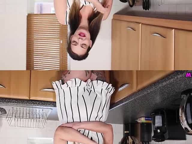 Marvelous Dolly Undresses In The Kitchen To Let U See Her Play