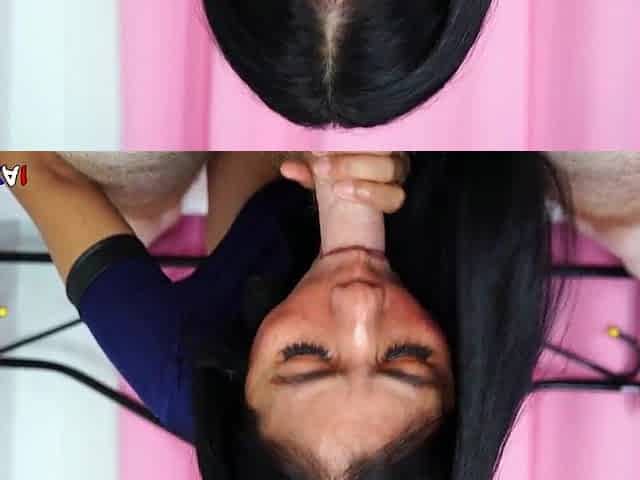 Oriental Cop Cosplay Blow job