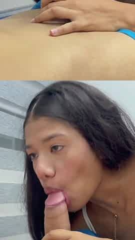 I Fuck My Big Ass Latina Stepsister Hard for Her Tight Pussy Non-stop Until She Fills Everything with Milk