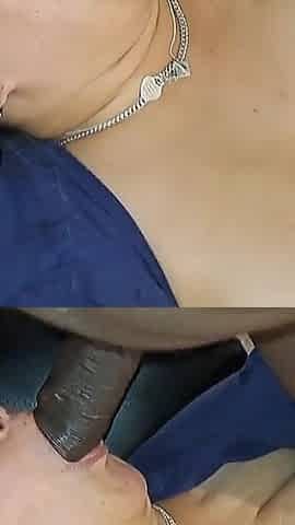 Big Black Cock Deepthroat Squirting While Fucking My Pussy With 16 Inch Cucumber