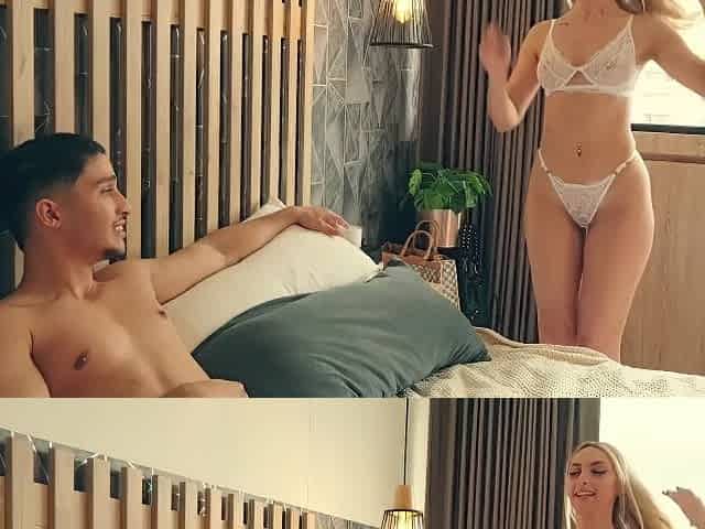 My roommate shows me the underware that babe bought for her boyfriend