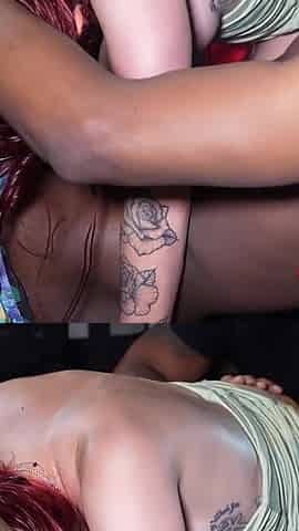 Redhead Total Slut Fucks Two Huge Black Guys on the Street. Sofia Santana on Fakings Black Fix