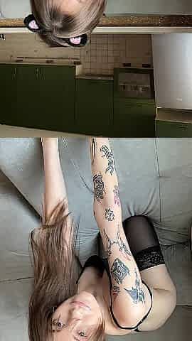 Slut shows her butt????
