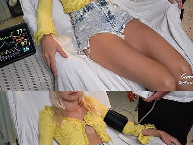 Fake Doctor Investigation leads to a beefy SQUIRT Orgasms whilst spouse is awaiting outside