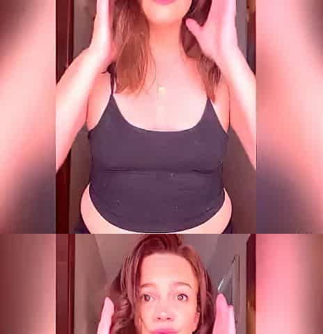 maggierosexo - playing with my tits