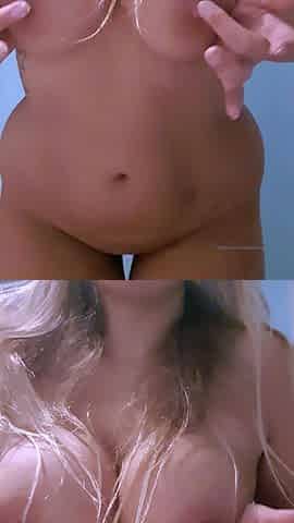 Amateur blond girl with big boobs getting fucked