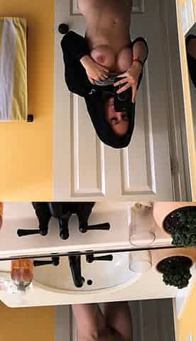 Brunette amateur homemade webcam ass