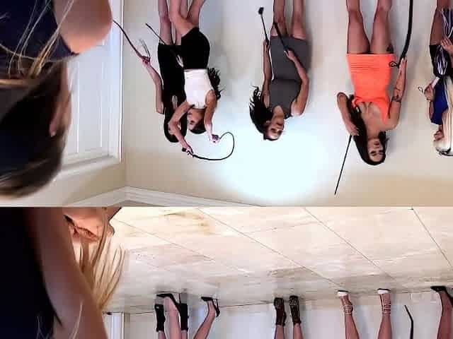Hot slave femdom with cumshot