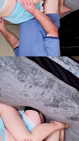 Real Cuckquean Wife Holds Her for Hubby After Luring Girl to Bed