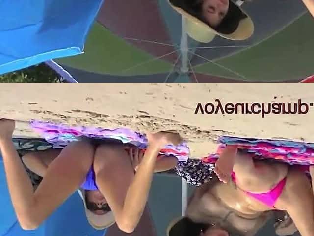 Those are the Exhibitionist Wives I like to film flashing in public, Upskirt and teasing naked beach voyeurs!
