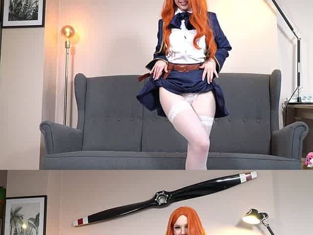 Arielka Is Back as a Horny Redhead Student