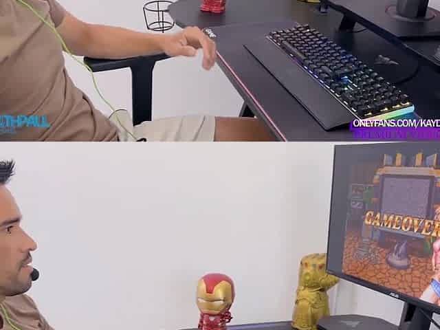 Gamer`s hunk Dream 3some became true. Screwing 2 hawt Pornstars
