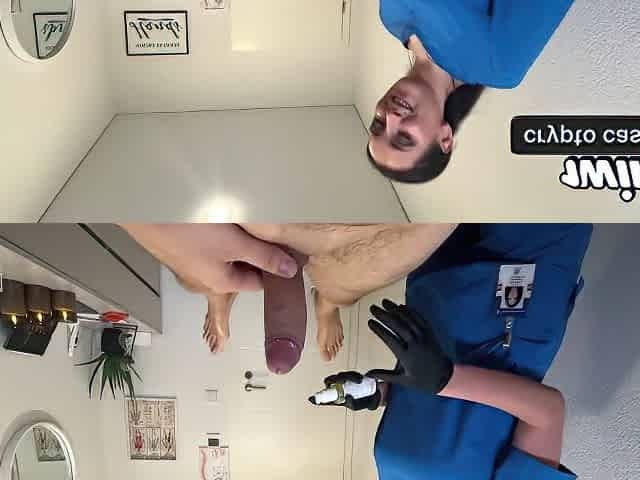 He Gets Caught Jerking During Massage