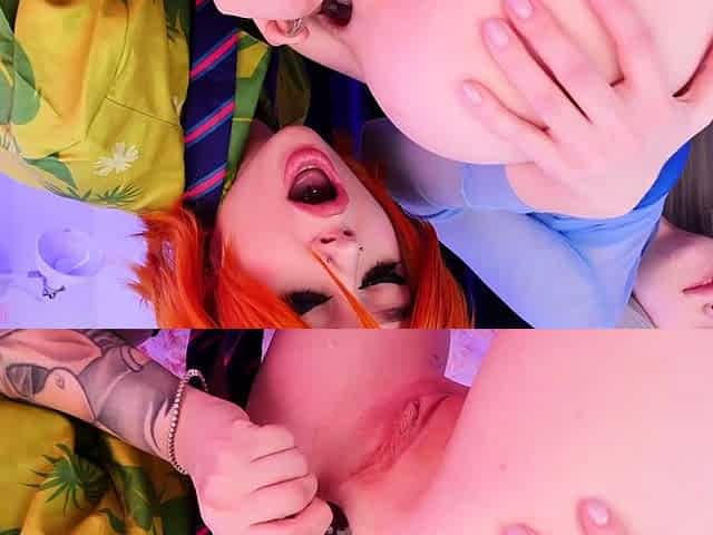 PurpleBitch-Cosplay Girls Try Double Anal