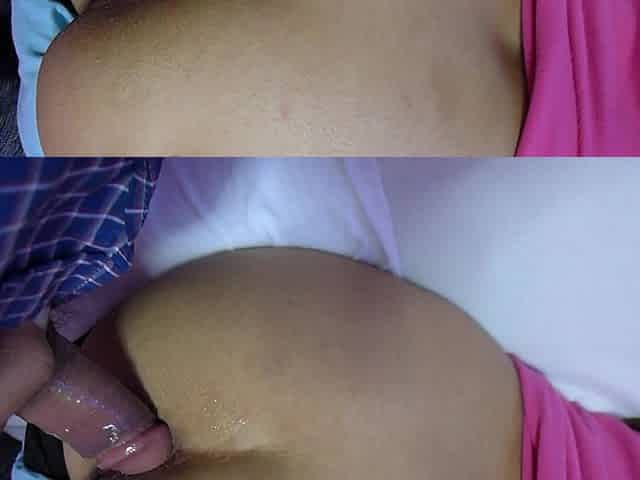 Anal Sex and Intense Cumshot in Best Friend's Small Hole