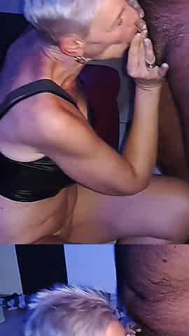 Corabitch Blowjob in the Porncimema