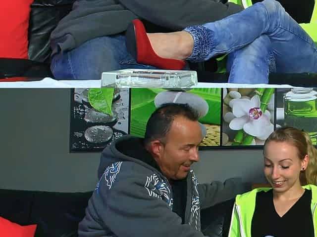 German skinny slut persuaded to cheat on the street