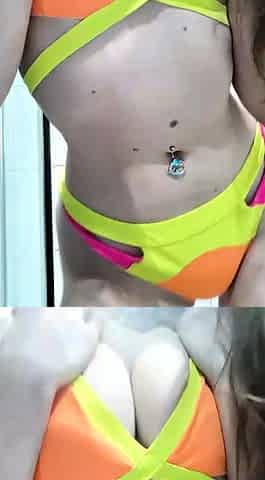 Amateur brunette ariana marie solo toying