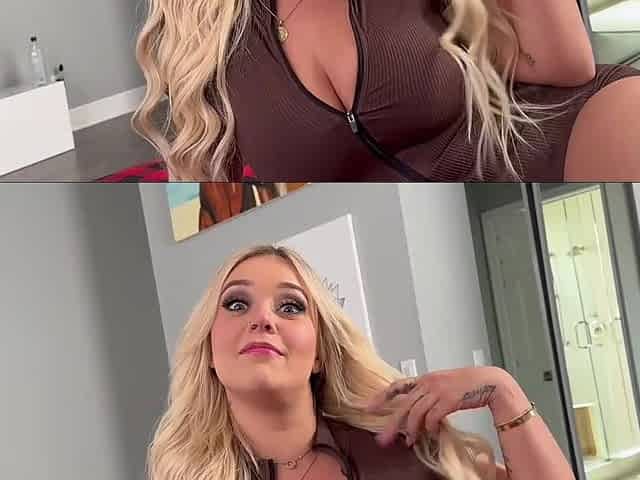 My Bombshell Stepsister Finally Gives Herself to Me Without a Condom!