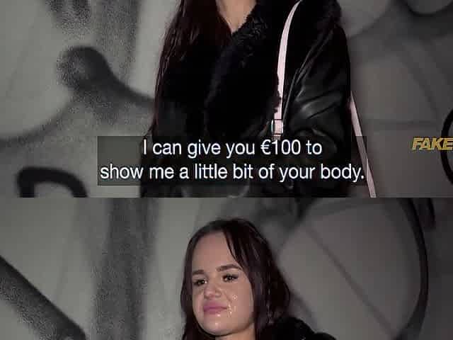 She Was Walking Around With Jizz On Her Face So I Offered Her Money To...