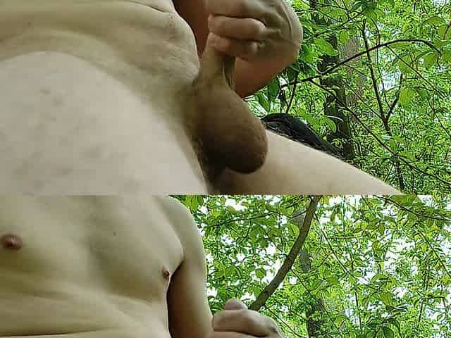 Outdoor bizarre masturbate femboy