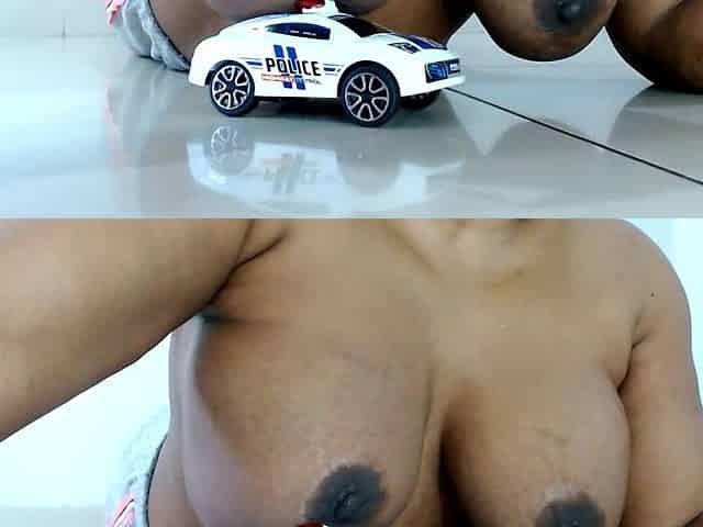 Patrol Car Feet Stomped and Breast Repress