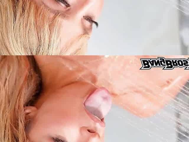 Carmen Caliente Titty Bang & Facial from Stepson